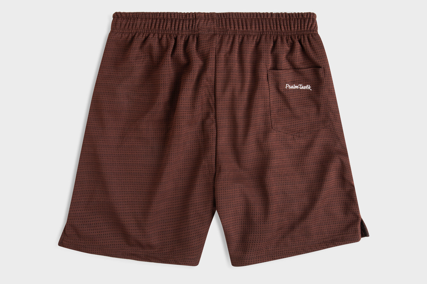 Psalm-Taofik Crest Mesh Shorts – Brown