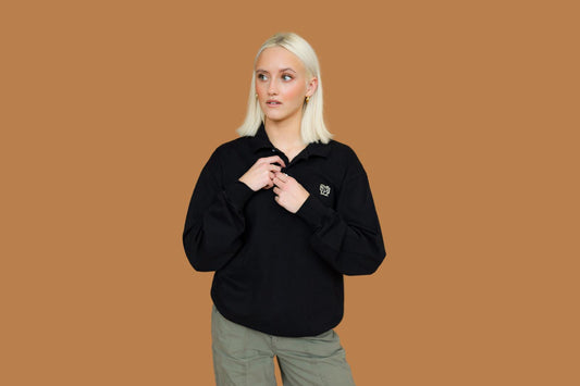 Crest Long Sleeve Polo