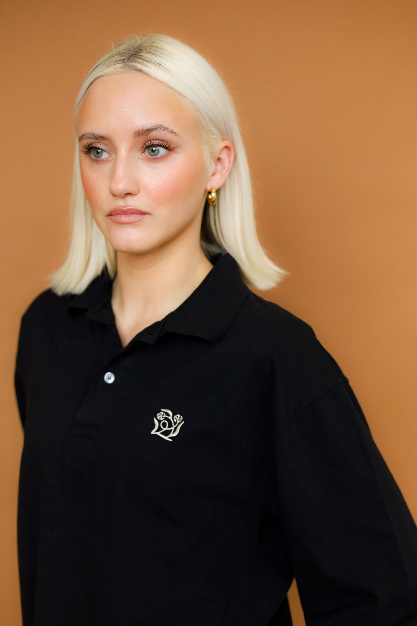 Crest Long Sleeve Polo