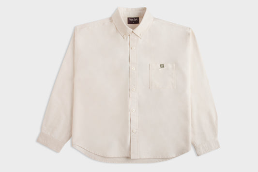 Psalm-Taofik Oxford Shirt – Bone